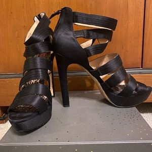 Betsey Johnson Stiletto Cage Heels - Vintage